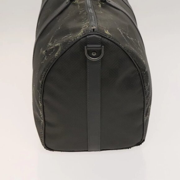 LOUIS VUITTON Damier Carbon Keepall 45 Boston Bag Black - Picture 5 of 16